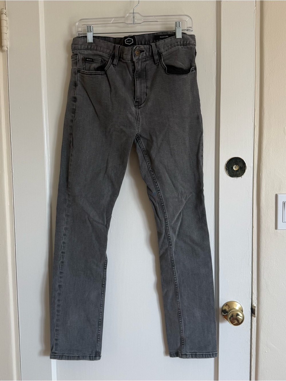 RVCA Men's Gray Slim Jeans